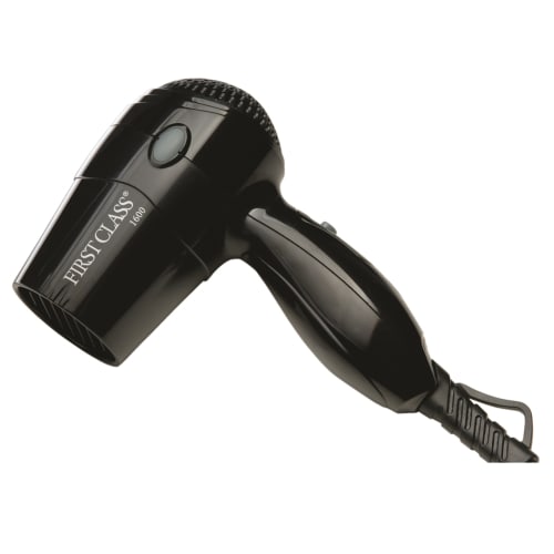 Jerdon® Micro Turbo Hair Dryer, 1600W, Black